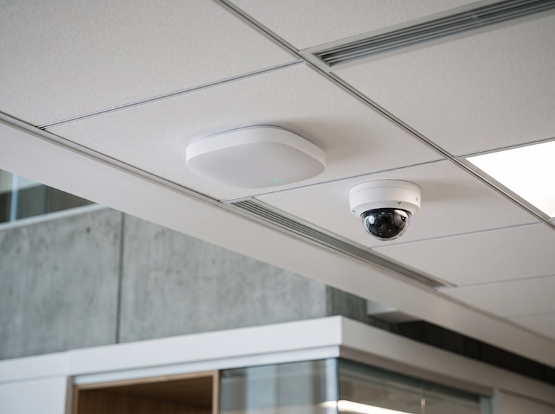 Enterprise wireless access point and security camera